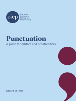 Punctuation: A guide for editors and proofreaders