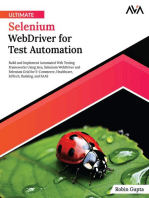 Ultimate Selenium WebDriver for Test Automation