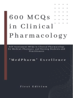 600 MCQs in Clinical Pharmacology