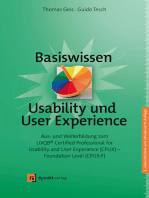 Basiswissen Usability und User Experience