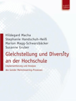 Gleichstellung und Diversity an der Hochschule: Implementierung und Analyse des Gender Mainstreaming-Prozesses