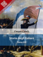 Storia degli Italiani. Tomo XIII