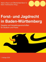 Forst- und Jagdrecht in Baden-Württemberg: Gesetze und Verwaltungsvorschriften für Studium und Praxis