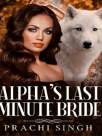 Alpha's Last Minute Bride 1
