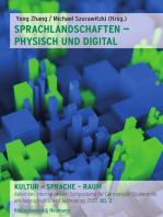 Sprachlandschaften – physisch und digital: Kultur – Sprache – Raum. Akten des Internationalen Symposiums für Germanistik-Studierende am Beijing Institute of Technology 2022, Bd. 2