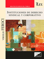 Instituciones de derecho sindical y corporativo