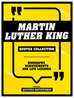 Martin Luther King - Quotes Collection: Biography, Achievements And Life Lessons