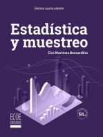 Estadística y muestreo - 14ta edición