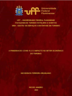 A Pandemia Do Covid-19, E O Impacto No Setor Econômico Do Turismo.