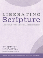 Liberating Scripture: An Invitation to Missional Hermeneutics
