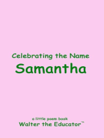 Celebrating the Name Samantha