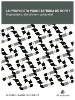 La propuesta posmetafísica de Rorty: Pragmatismo, liberalismo y solidaridad