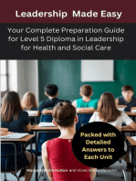 Leadership Made Easy: Your Complete Preparation Guide for Level 5 Diploma in Leadership for Health and Social Care