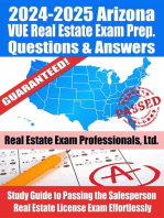 2024-2025 Arizona VUE Real Estate Exam Prep Questions & Answers