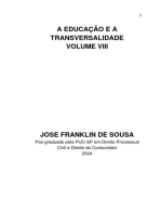 A Educação E A Transversalidade Volume Viii