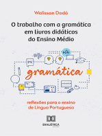 O trabalho com a gramática em livros didáticos do Ensino Médio: reflexões para o ensino de Língua Portuguesa