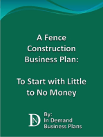 A Fence Construction Business Plan: To Start with Little to No Money