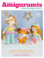 Crochet Amigurumis muñequitas: Ropa, accesorios y peinados. Prendas divertidas para vestir y jugar con tu personaje favorito paso a paso