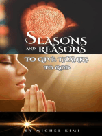 Reasons and Seasons to give thanks to God