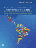 La evolución geográfica de la productividad y el empleo