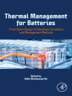 Thermal Management for Batteries: From Basic Design to Advanced Simulation and Management Methods