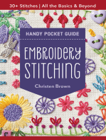 Embroidery Stitching Handy Pocket Guide: 30+ Stitches—All The Basics & Beyond