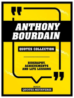 Anthony Bourdain - Quotes Collection