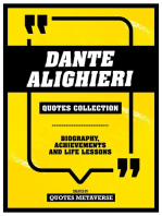 Dante Alighieri - Quotes Collection: Biography, Achievements And Life Lessons