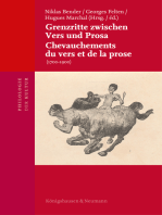 Die Poesie als Grenzgängerin zwischen Vers und Prosa (1700-1900)