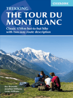 Trekking the Tour du Mont Blanc: Classic 170km hut-to-hut hike with two-way route description