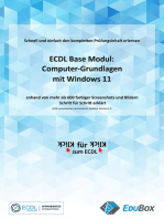 Computer-Grundlagen mit Windows 11 (Syllabus 1.0): ECDL Base Modul (Schweiz)