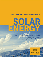 SolarEnergy: análise de viabilidade técnica e econômica de microgeração fotovoltaica