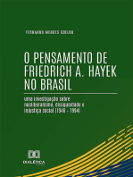 O Pensamento de Friedrich A. Hayek no Brasil: uma investigação sobre neoliberalismo, desigualdade e injustiça social (1946 – 1994)