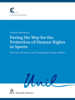 Paving the Way for the Protection of Human Rights in Sports: The Case of Intersex and Transgender Female Athletes