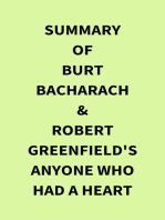 Summary of Burt Bacharach & Robert Greenfield's Anyone Who Had a Heart