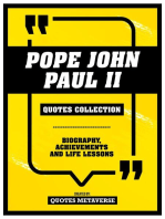 Pope John Paul II - Quotes Collection: Biography, Achievements And Life Lessons