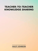 Teacher-to-Teacher Knowledge Sharing