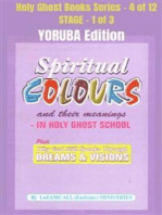 Spiritual colours and their meanings - Why God still Speaks Through Dreams and visions - YORUBA EDITION