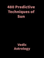 480 Predictive Techniques of Sun: Vedic Astrology