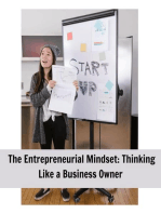 The Entrepreneurial Mindset: Thinking Like a Business Owner