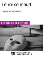 Le roi se meurt d'Eugène Ionesco: "Les Fiches de Lecture d'Universalis"