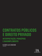 Contratos e públicos e direito privado: Interpretação, princípios e inadimplemento