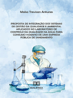 Proposta de integração dos sistemas de gestão da qualidade e ambiental aplicados no laboratório de controle da qualidade da água para consumo humano de uma empresa pública de saneamento