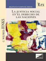La justicia social en el Derecho de las Naciones