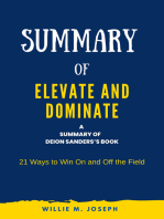 Summary of Elevate and Dominate by Deion Sanders