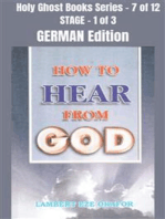 How To Hear From God - GERMAN EDITION: School of the Holy Spirit Series 7 of 12, Stage 1 of 3