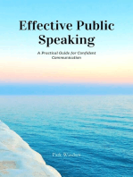Effective Public Speaking: A Practical Guide for Confident Communication
