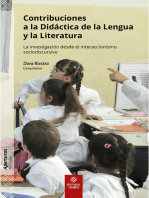 Contribuciones a la Didáctica de la Lengua y la Literatura: La investigación desde el interaccionismo sociodiscursivo