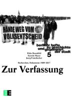 Zur Verfassung. Recherchen, Dokumente 1989–2017