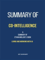 Summary of Co-Intelligence by Ethan Mollick: Living and Working with AI